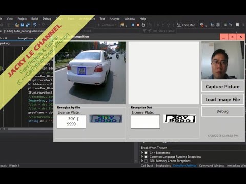 License plate recognition opencv python code